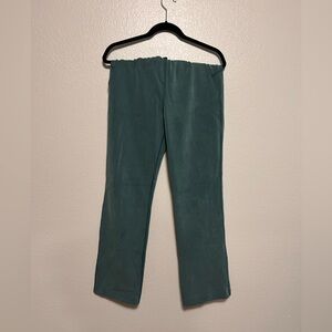 Size 4, lululemon, softstreme pants, teal green